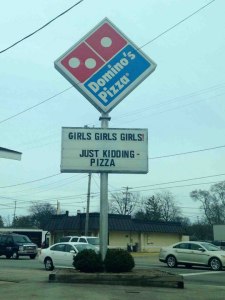 funny-Dominos-Pizza-sign-girls-street