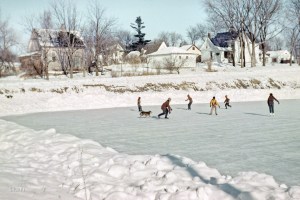 Skating pond - Jan 6 1952