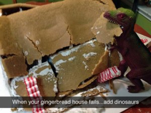 funny-dinosaur-gingerbread-house