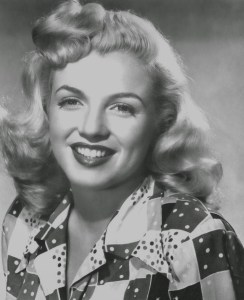 Marilyn Monroe making up in the Columbia Studios for the movie Ladies Of The Chorus, 1948 (7)