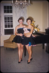 Pink dog piano recital, ca. 1950s