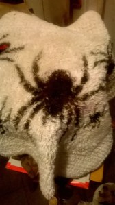 The tarantula, edged in brown